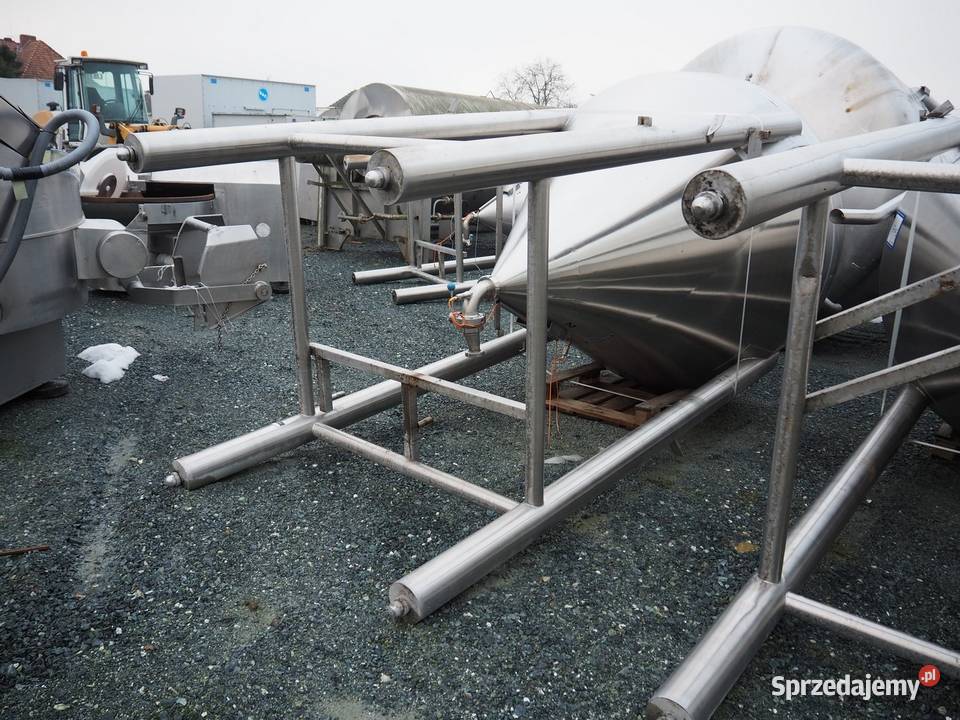 LEUSHUIS 3500L Pionowy zbiornik procesowy do Krotoszyn sprzedam