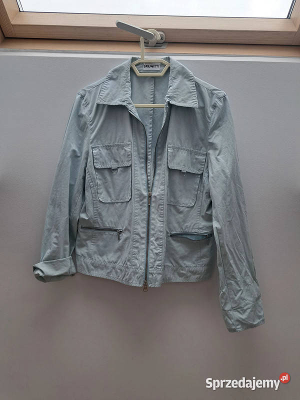 Jasnoniebieska kurtka Brunetti rozmiar 38 Wiosenna/Jesienna