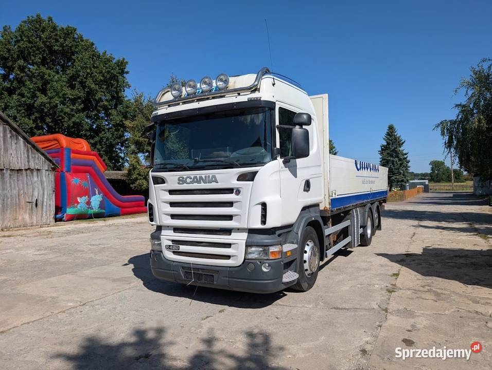 SCANIA R 420 SKRZYNIA dł 775 m TRZECIA OŚ tempomat mazowieckie sprzedam