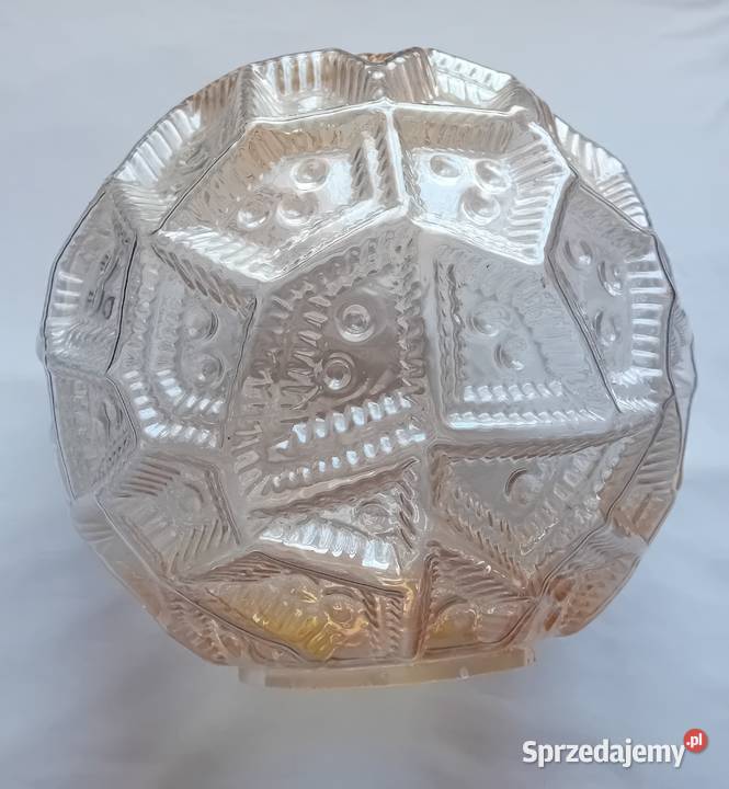 Iryzowany klosz do lampy Space Age Mid Century Koźminek