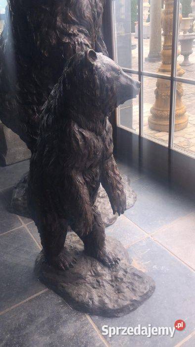 Niedźwiedź figura z brązu H120