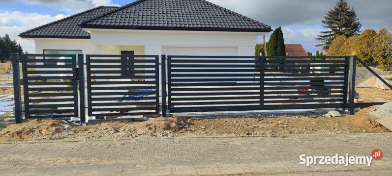 Brama przesuwna 80x20 komplet PRODUCENT przesuwna Szczecin