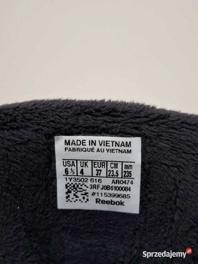 Wysokie sneakersy Reebok 37 ocieplane trampki małopolskie