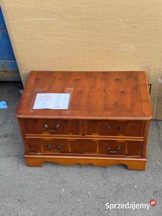 Komoda drewniana z szufladami w stylu 48cm Komody Zielonka