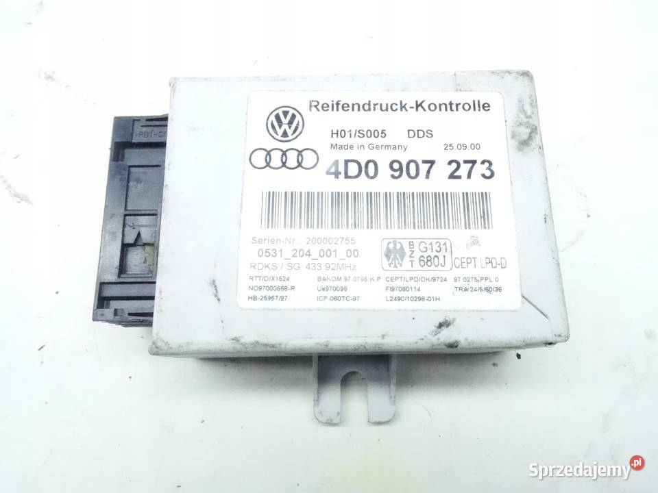 AUDI A6 C5 A8 D2 MODUL CISNIENIA KOL OPON