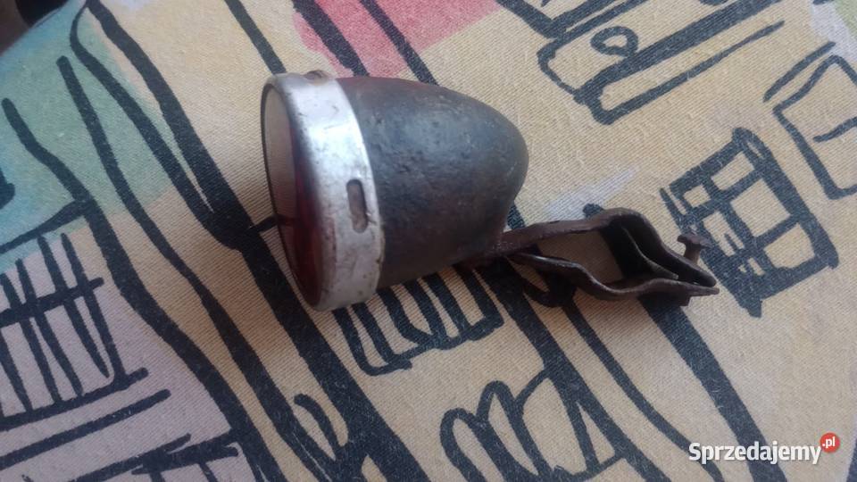 Stara lampa lampka rowerowa MELAS przedwojenna Szczebrzeszyn