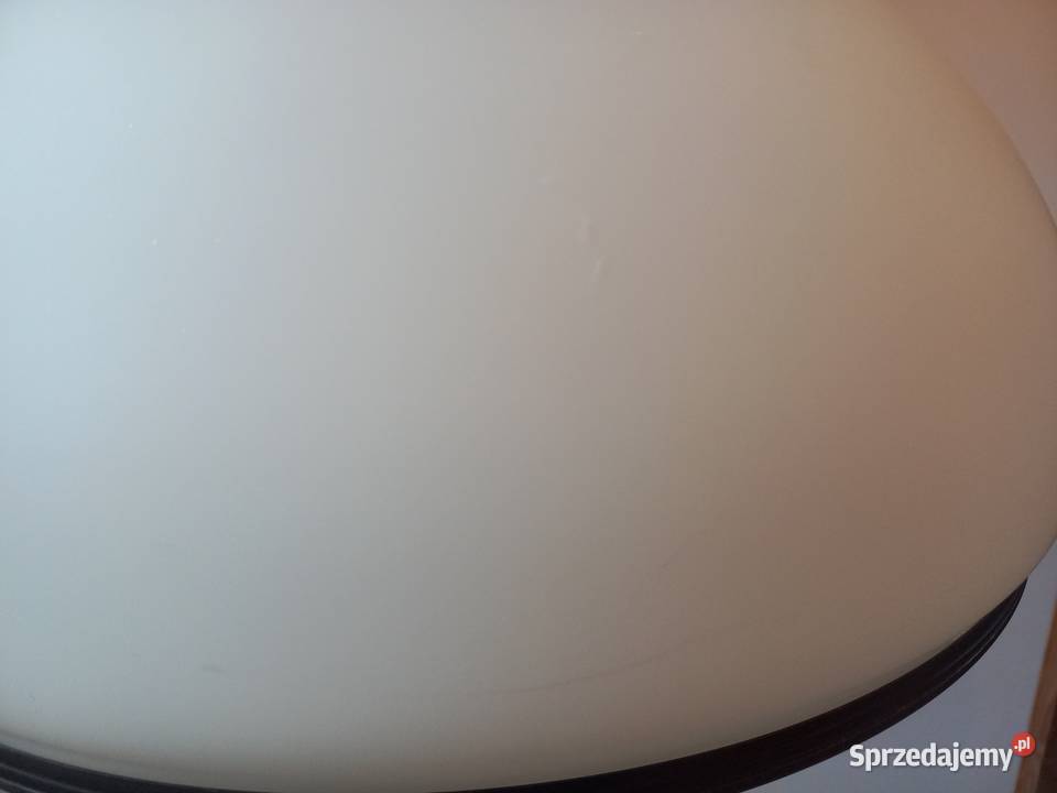 Żyrandol szklany mosiężny holenderski z Lampy wiszące