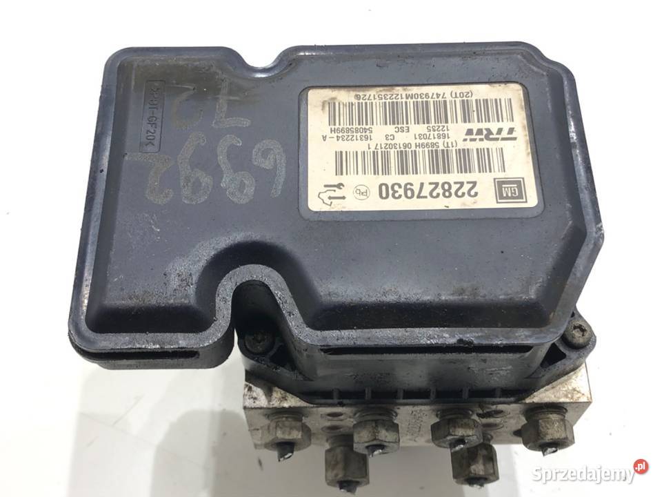 POMPA ABS OPEL INSIGNIA A 22827930 20 131 0817 Układ ABS i ESP