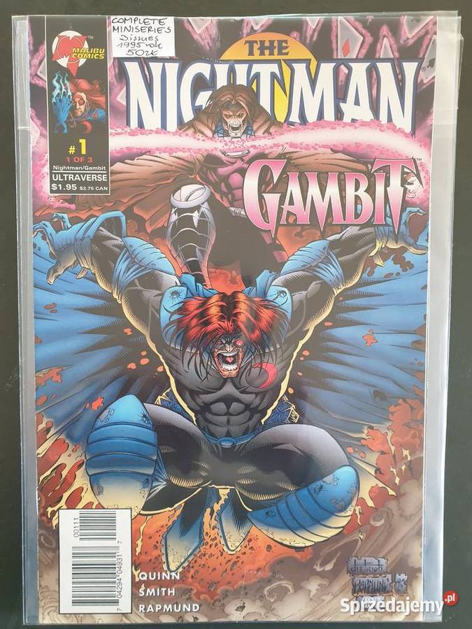 The Nightman Gambit Malibu Comics Ultraverse 3 Gdynia