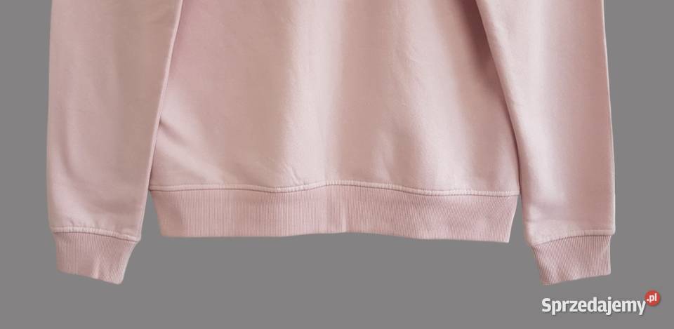 Bluza dziewczęca pudrowy róż z długim rękawem z Chrzanów