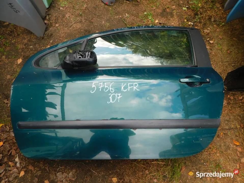 peugeot 307 drzwi kolor KFR 5756 WYSYŁKA śląskie Żory sprzedam