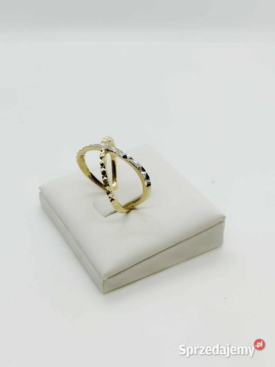 Nowy Złoty Pierścionek pr 585 316g Rozmiar 23 Zegarki i Biżuteria warmińsko-mazurskie Elbląg sprzedam