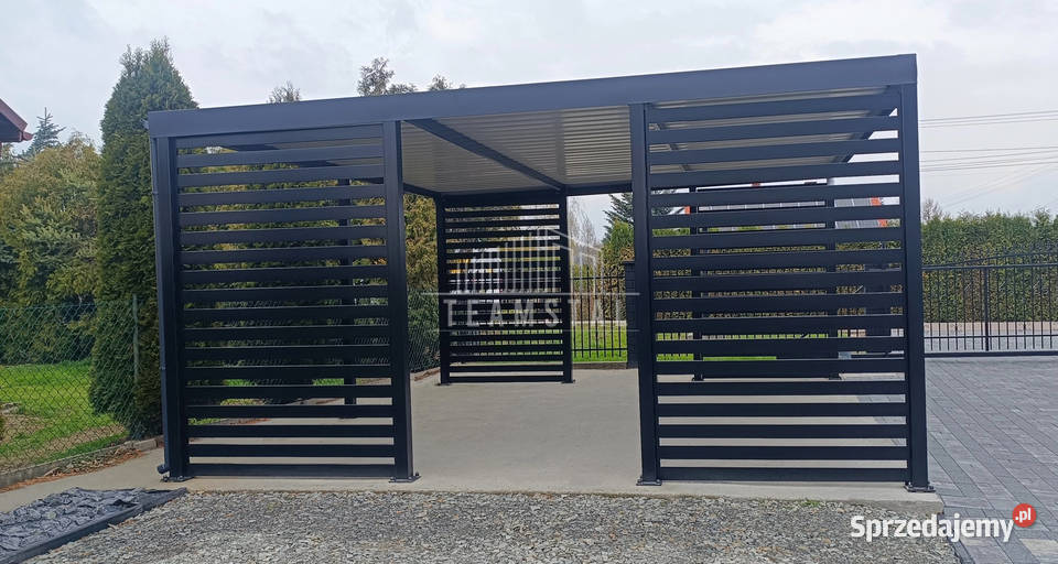 CarPort PREMIUM Wiata samochodowa 5x5 Antracyt samodzielny Sprzedaż Kostrzyn nad Odrą