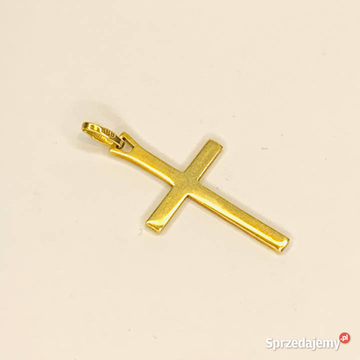 Złota ZAWIESZKA wisiorek KRZYŻYK 14K cudowny Warszawa sprzedam