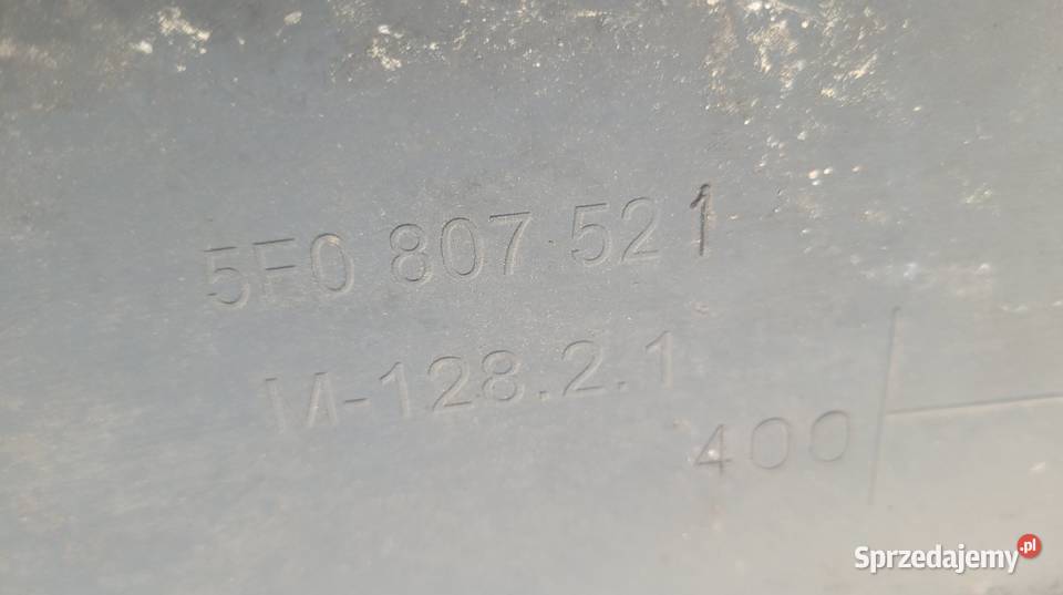 SEAT LEON III SPOILER ZDERZAKA TYŁ 5F0807521 osobowe Ruda Śląska