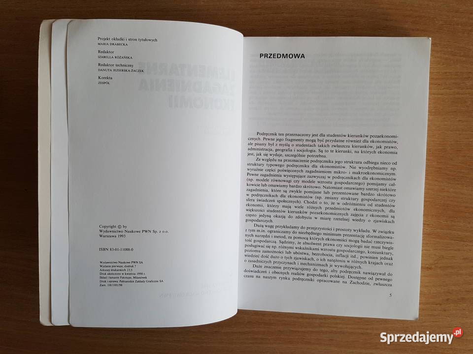 PODRĘCZNIK Elementarne zagadnienia ekonomii biznes, nauki ekonomiczne wielkopolskie Złotniki