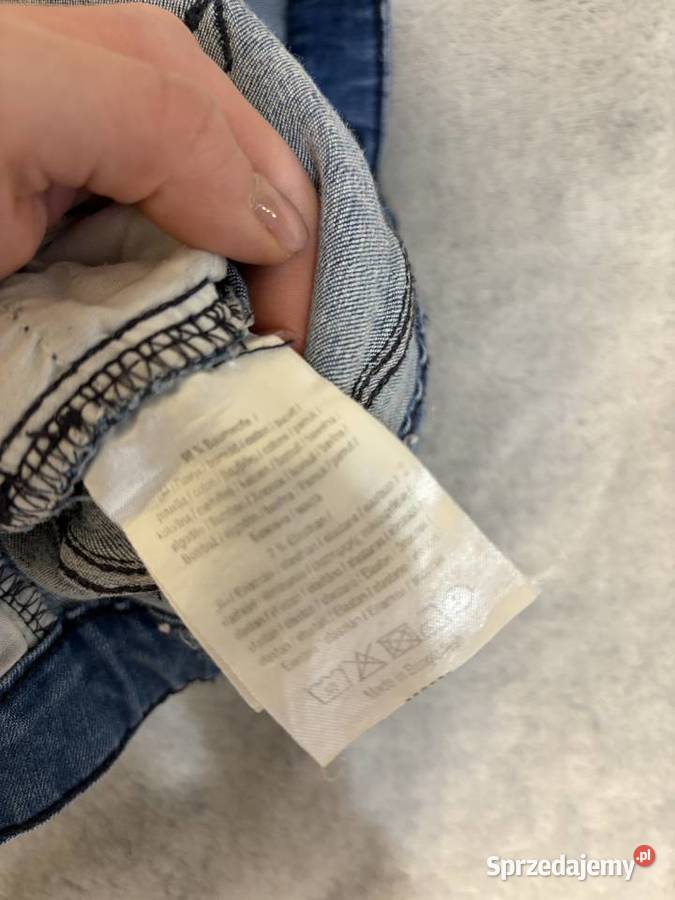 Krótkie spodenki szorty jeansowe dżinsowe z Jasło