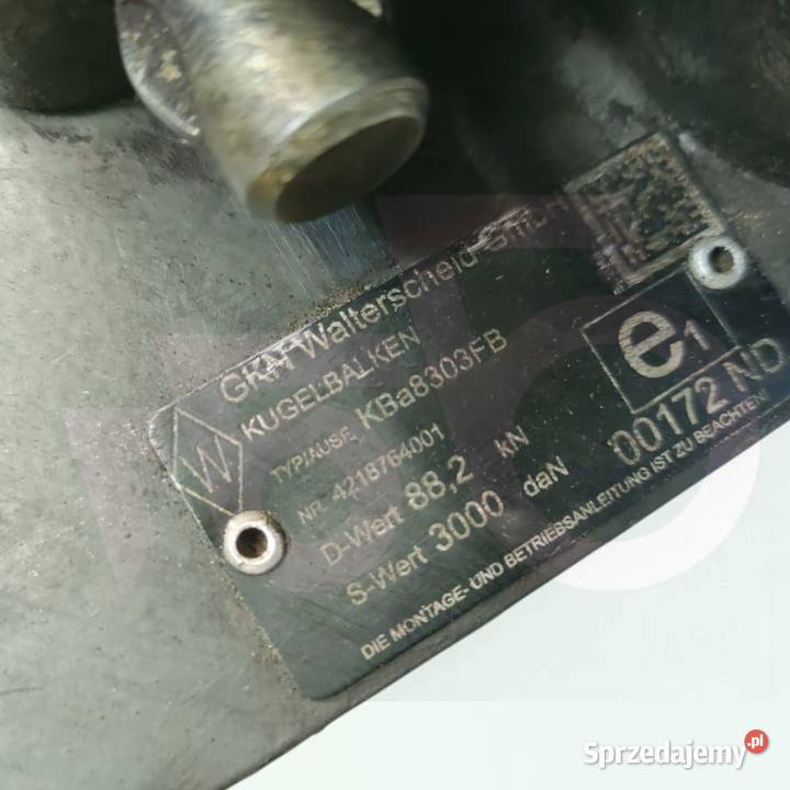 Zaczep Kula K80 GKN Walterscheid 8002930 Claas wielkopolskie Wilkowo