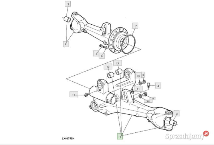 Obudowa mostu ZF AS203512G AL151668 AL150654 Wilkowo