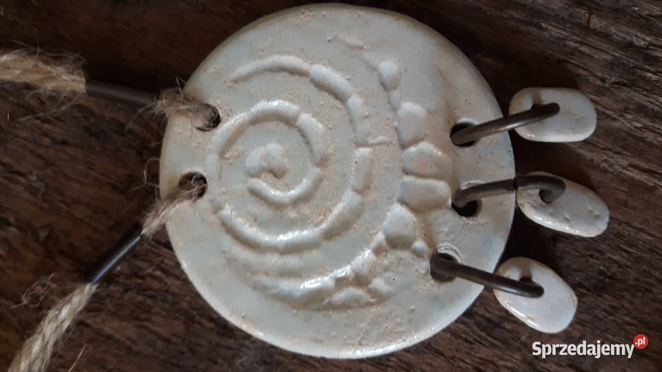 Naszyjnik ceramiczny ręcznie wykonany mazowieckie Otwock