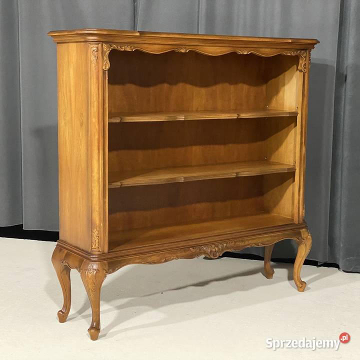 Regał w stylu ludwikowskim orzech Meble zachodniopomorskie Gryfice