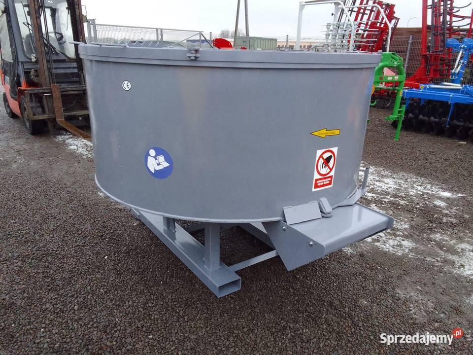 Betoniarka mieszalnik betonu 1200l elektryczna Zabłocie