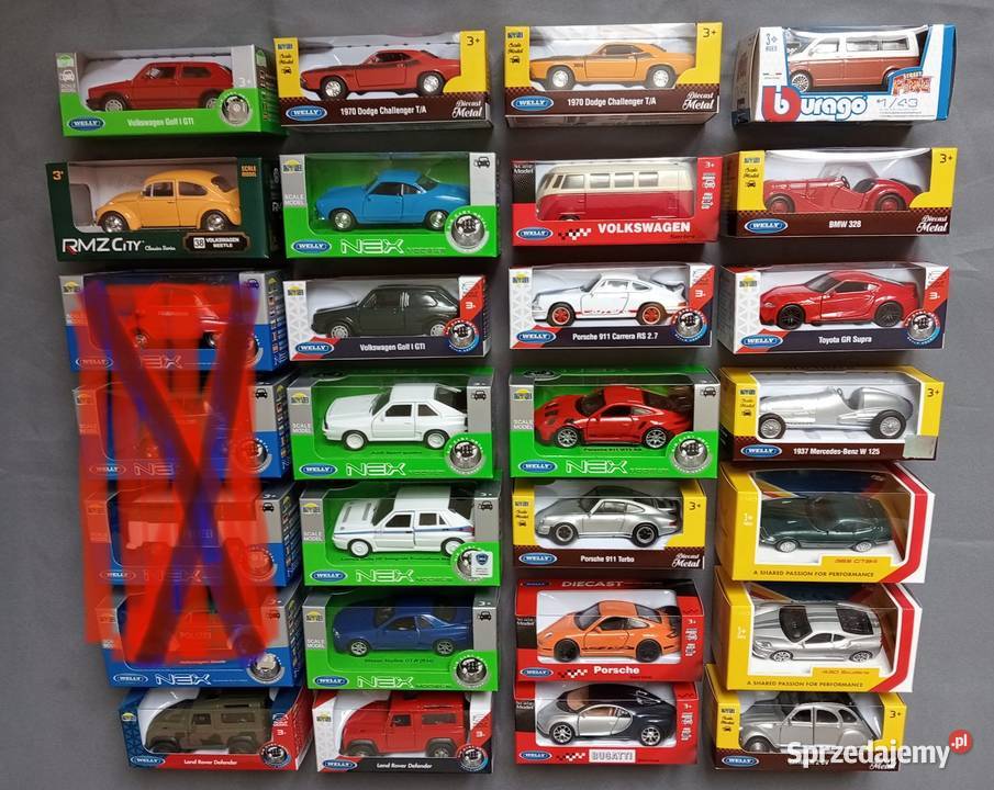 Bburago zestaw modeli Kolekcjonerskich 24 Audi Jaworzno