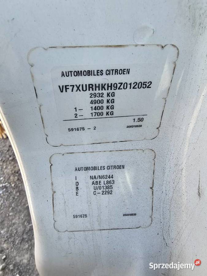 CITROEN JUMPY 20 LONG L2H1 KLIMA wspomaganie kierownicy Tarnobrzeg