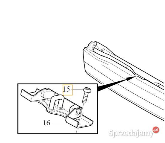 VOLVO S60 V70 XC70 S80 sruba rygla zamka klapy Gadgety motoryzacyjne Bielany Wrocławskie