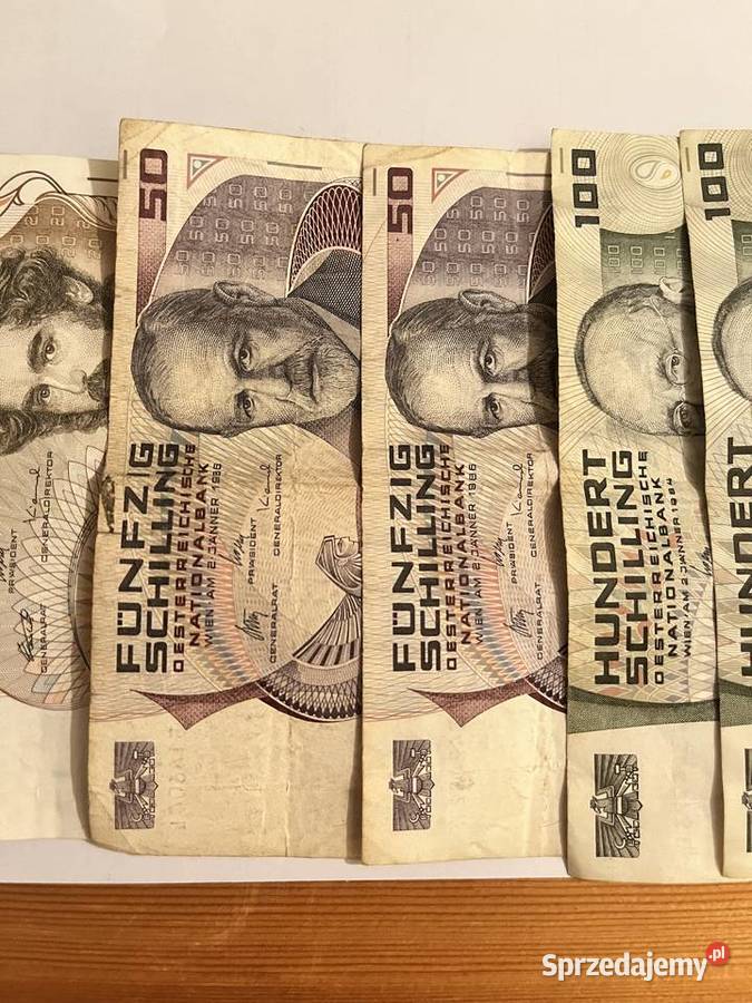 AUSTRIA Banknoty Numizmatyka BANKNOT AUSTRIA Numizmatyka Grodzisk Mazowiecki