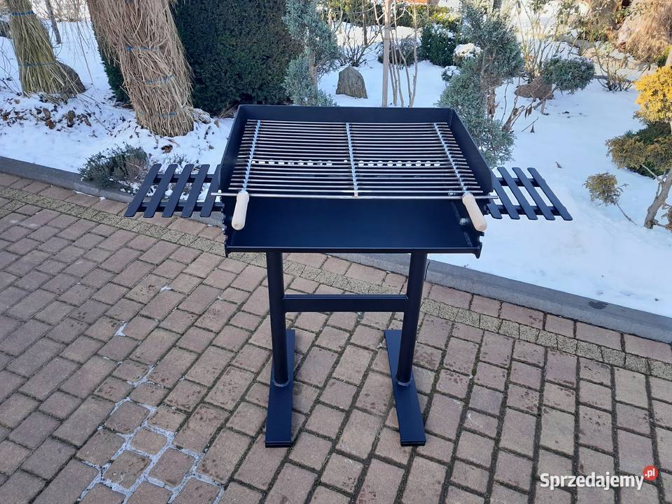 Solidny grill ogrodowy blacha 4 mm jedyny taki Damasławek