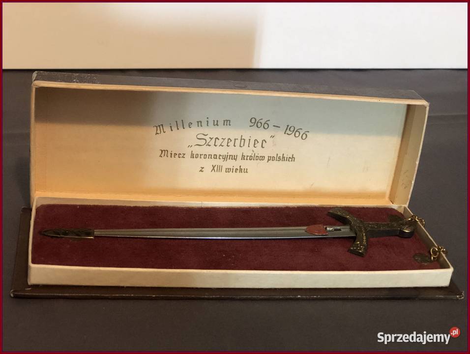 Sprzedam SZCZERBIEC MIECZ KORONACYJNY KRÓLÓW