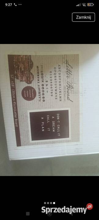 Tablica laterboard Lipiny
