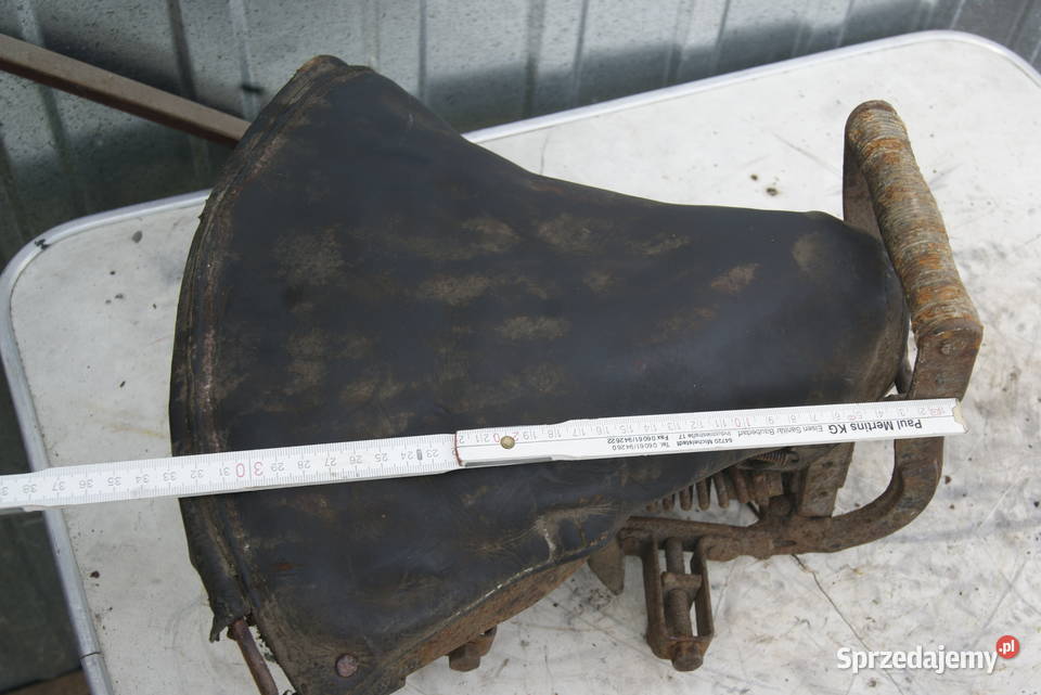 SIEDZENIE SKÓRZANE LATA 20 LATA 30 śląskie Rybnik sprzedam