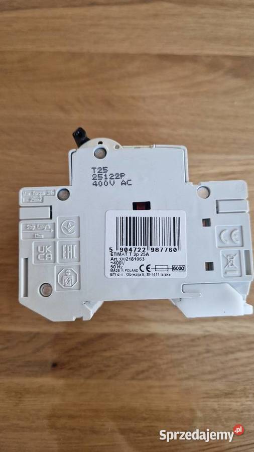 Ogranicznik prądowy 25A śląskie