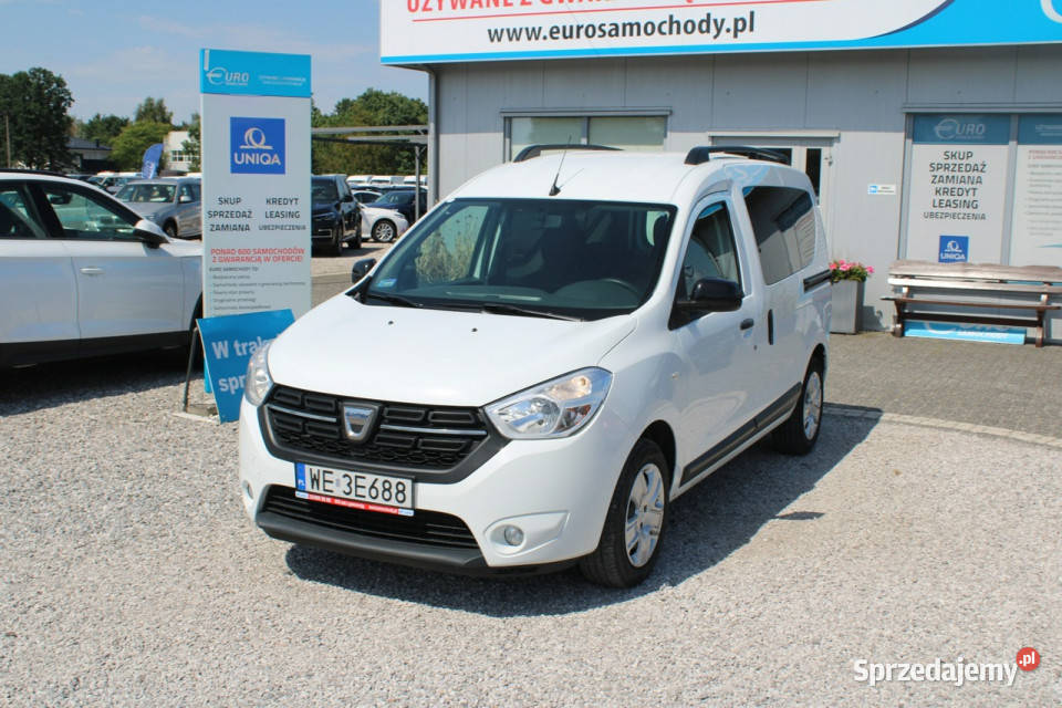 Dacia Dokker 15LAUREATE Netto 31626 PLN Fvat wspomaganie kierownicy Warszawa