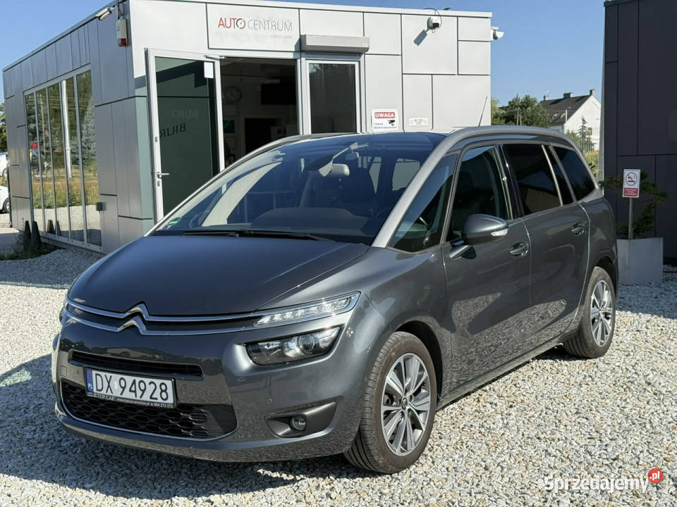 Citroen C4 Grand Picasso Intensive 20 BlueHDi elektrochrom. lusterka boczne Wrocław sprzedam