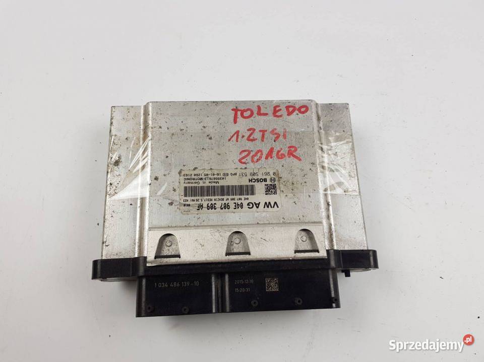 KOMPUTER SILNIKA ECU 04E907309AF 12 TSI TOLEDO kujawsko-pomorskie Lipno