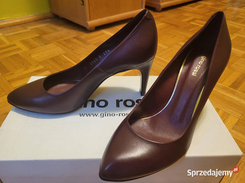 Skórzane czółenka Gino Rossi nowe rozmiar 38 skóra kujawsko-pomorskie Bydgoszcz