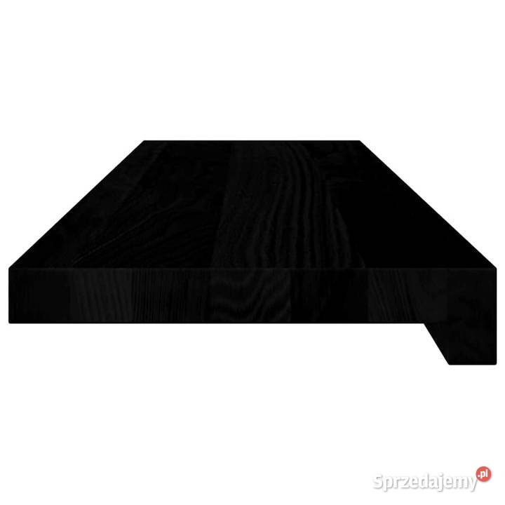Parapety 2 ciemnobrązowy 80x20x2 lite drewno Warszawa