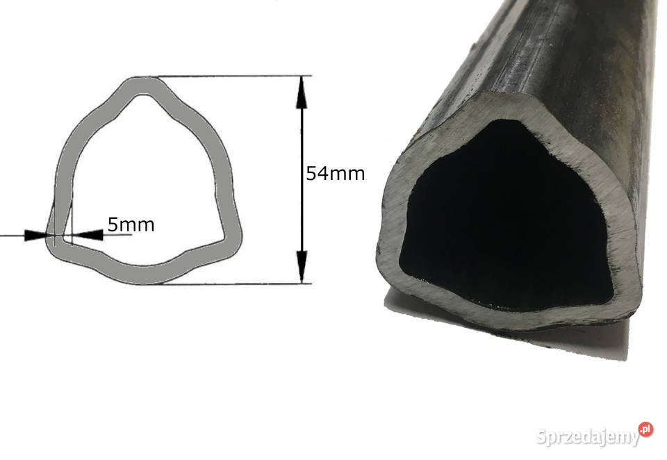 Rura WOM trójkąt 54 x 5 mm 130 APG TT545130 Kamionna