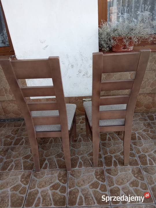 Sprzedam Krzesła Pokojowe Dwa Sztuki Okazja Krzesła Golub-Dobrzyń