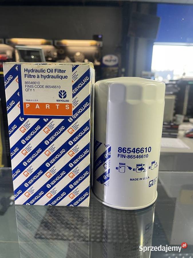 Filtr oleju hydraulicznego Holland 86546610 Do ciągników Płońsk sprzedam