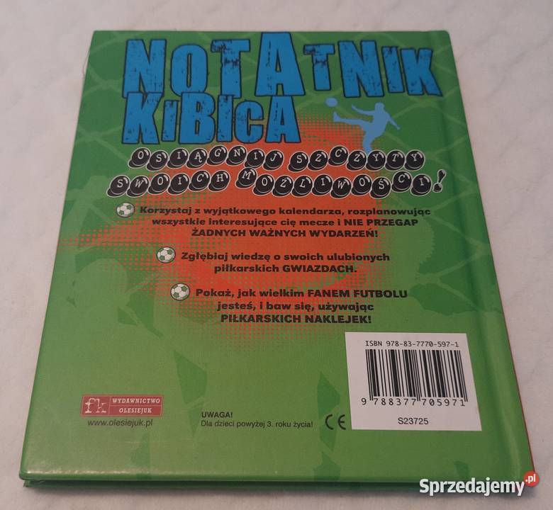 Notatnik kibica Olesiejuk 2012 Książeczki dzieci ISBN 9788377705971 Czeladź