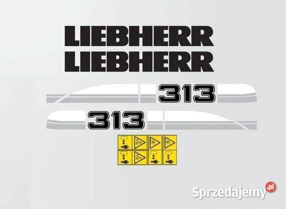 Naklejki oklejenie LIEBHERR 313 Zamiennik