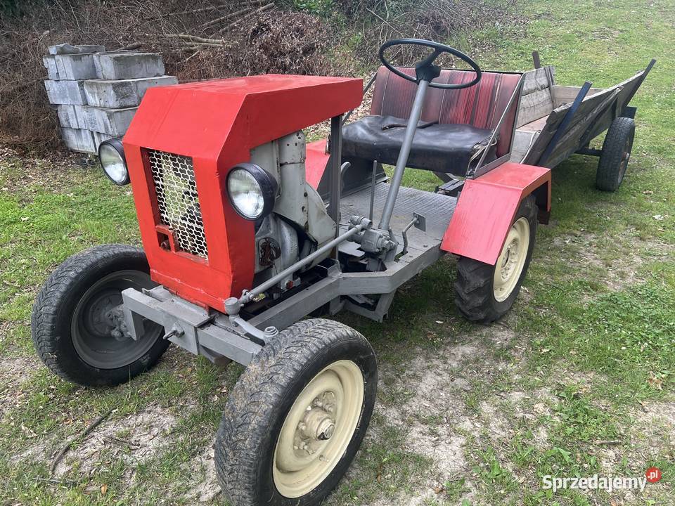 Traktorek z przyczepką ciągnik sam Andoria s7 małopolskie Oświęcim
