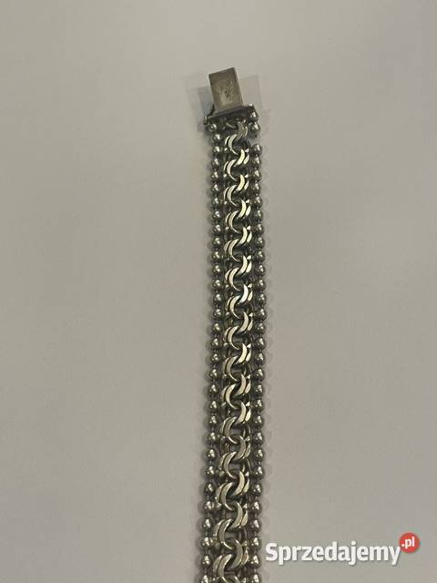 Srebrna bransoletka próby 835 20 g styl vintage Kraków