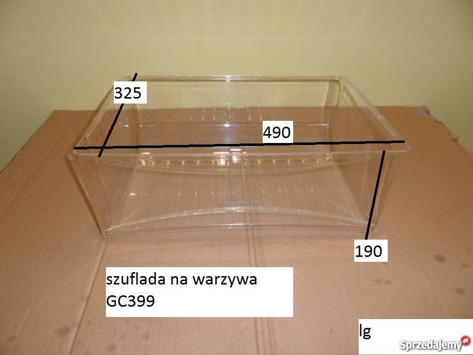 pojemnik szuflada na warzywa lodowki lg GC399sqw