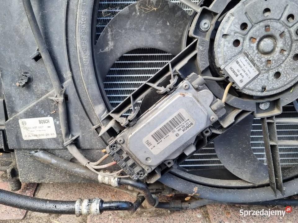 KOMPLET CHŁODNIC AUTOMAT MERCEDES W169 W245 osobowe