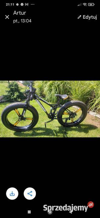 Sprzedam rower górski Foreknow Fat Bike Opole